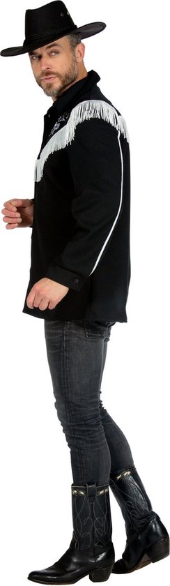 Wilbers & Wilbers - Cowboy & Cowgirl Costume - Cowboy Bobby Cowrider Man - Noir - XL - Déguisements - Déguisements