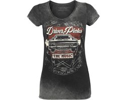 Supernatural Driver Picks The Music Dames T-shirt - grijs - XL