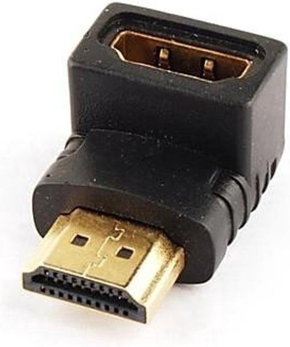 Scoby - HDMI Adapter - HDMI female naar HDMI male - Hoekadapter - 90 Degree Connector - Zwart