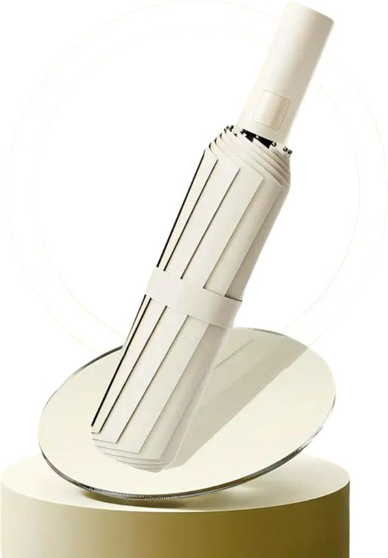 Bovista Moderne Stormparaplu - Opvouwbaar - Windproof Paraplu - Stormproef - Automatisch Uitklapbaar - Umbrella - Anti Wind - Beige