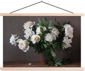 Porte-affiche avec affiche - Affiche scolaire - Fleurs - Nature morte - 120x80 cm - Lattes vierges