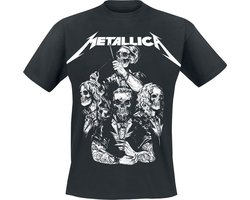 Metallica S&M2 Skull Tux Heren T-shirt - zwart - M