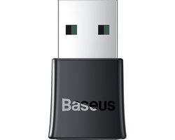 Baseus BA07 Draadloze USB Bluetooth Adapter - Bluetooth 5.3 - Bereik tot 20 m - Windows 8.1 / 10 / 11 - Zwart