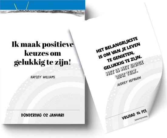 Elke dag een stukje geluk scheurkalender - 2025 | bol