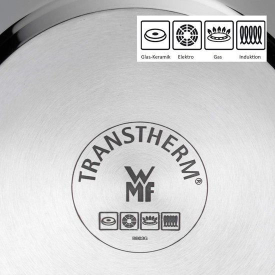 WMF Diadem Plus Cookware 3PC - Thép Cromargan 18/10, Công Nghệ TransTherm