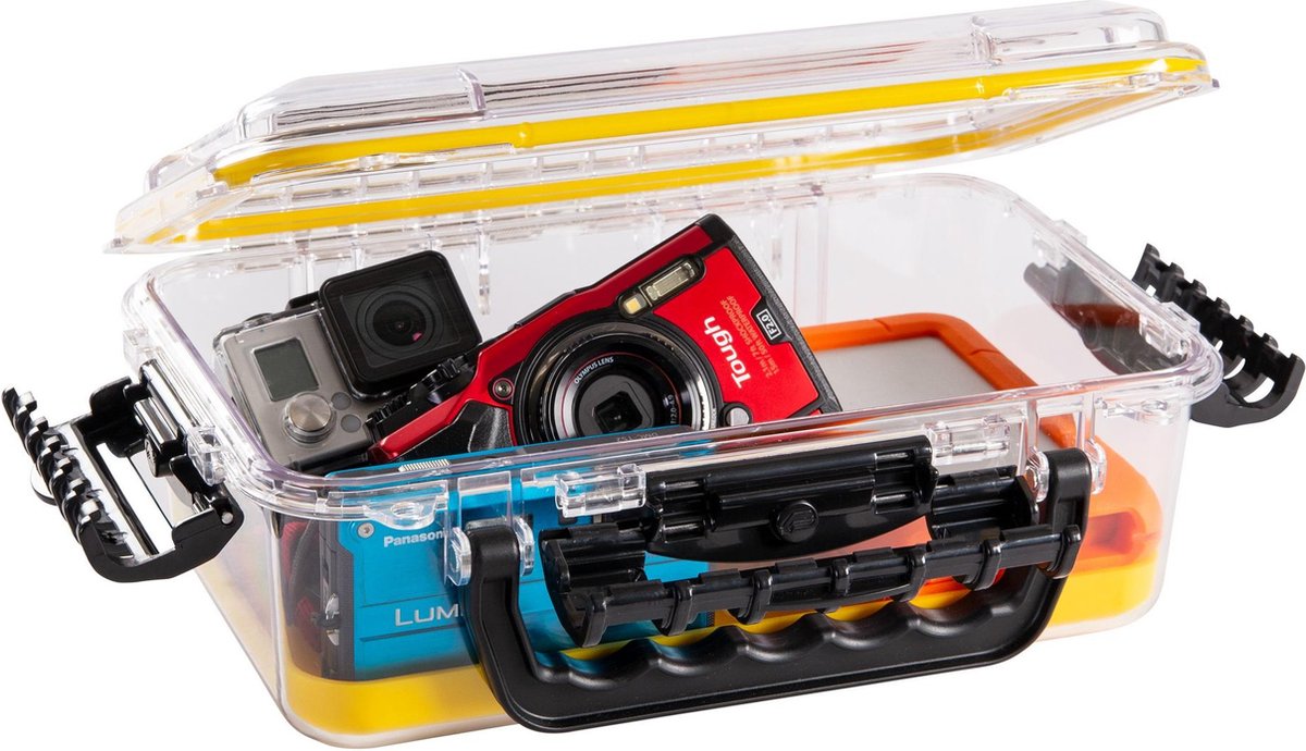 Plano Guide Series Waterproof Cases | Medium 3600 Yellow/ Clear