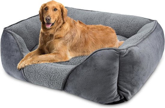 Coussin / Lit Pour Chien BIOZOO - Gris - Moelleux - Toutes Tailles - NEUF