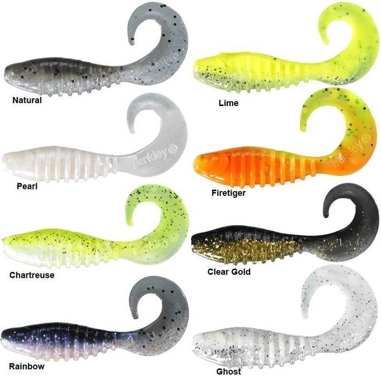 Berkley Flex Grub Shad Natural 5cm Natural van Berkley — afbeelding 2