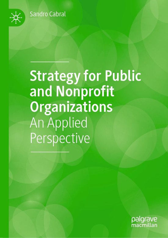 Business and Management (R0) - Strategy for Public and Nonpr ... - cover