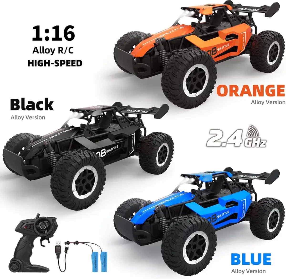 ラジコンカー(ブラック) ラジコンカー組立キット。ヨコモDB7