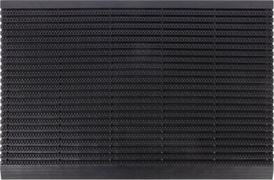 Floordirekt Power Borstel Deurmat vuilvangmat/schoenveger/voetmat voor binnen en buiten PVC testoordeel zeer goed vele kleuren en maten 75 x 120 c M Zwart Floordirekt Power Borstel Deurmat vuilvangmat/schoenveger/voetmat voor binnen en buiten PVC testoordeel zeer goed vele kleuren en maten 75 x 120 c M Zwart