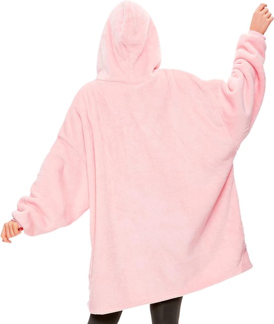 UMIPUBO Hoodiedeken voor dames, zachte warme capuchontrui