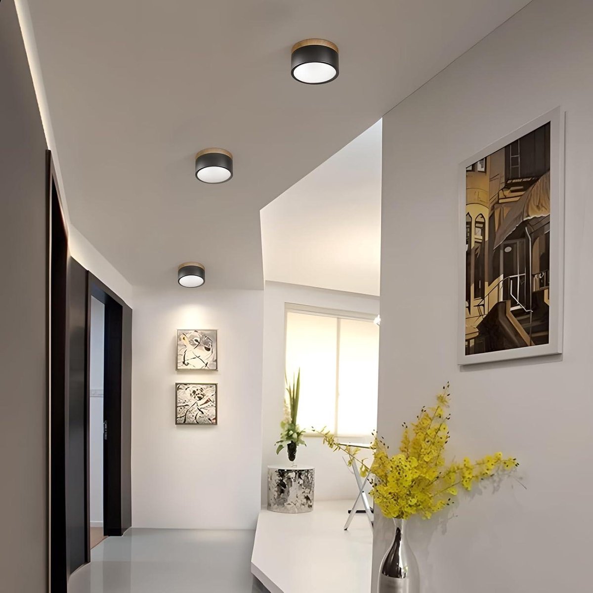 LED plafondlamp met sensor en noodmodule MANA LED