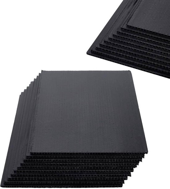 GBACHOOSE 4 stuks kunststof platen, 40 x 30 cm ABS kunststof plaat