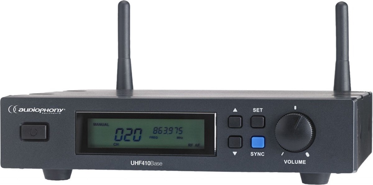 Audiophony UHF410 -Base-F8 True Diversity ontvanger