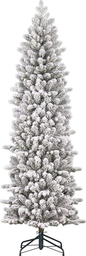 Black Box Trees Harma Smalle Kunstkerstboom - H185 x Ø63 cm - Groen Frosted