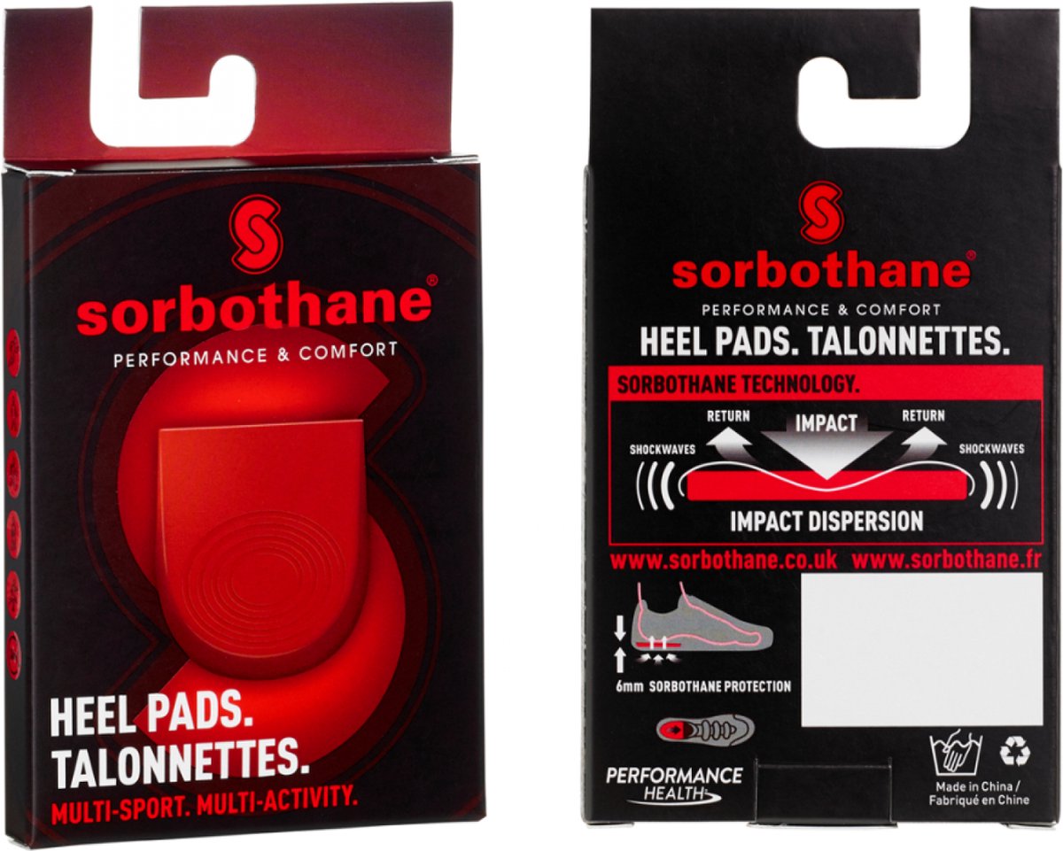 Sorbothane Sport Heel Pads - 35-38
