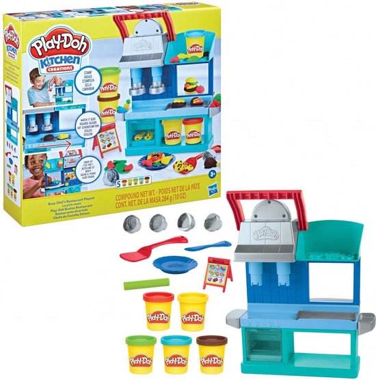 Play-Doh Busy Chefs Restaurant - Klei speelset