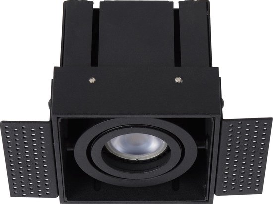 Lucide TRIMLESS - Inbouwspot - 1xGU10 - Zwart