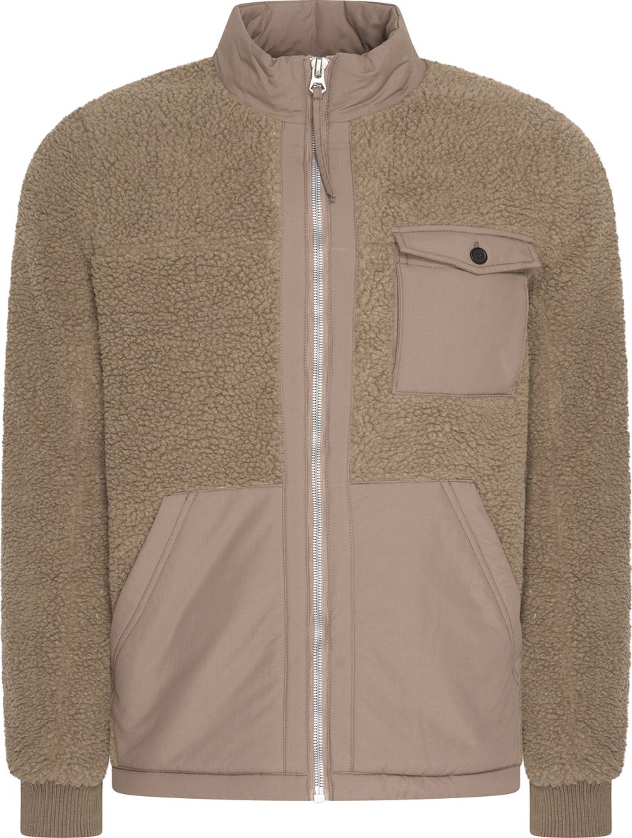Mario Russo Teddy Jas Stockholm - Jas heren - Winterjas heren - Vest heren - Taupe - L
