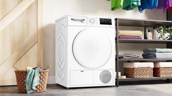 Bosch Series 4 WTH8300DFR Sèche-linge Autonome Chargement frontal 8 kg A++ Wit