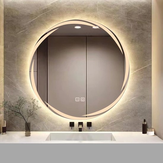 LED verlichte ronde badkamer badkamer make-upspiegel