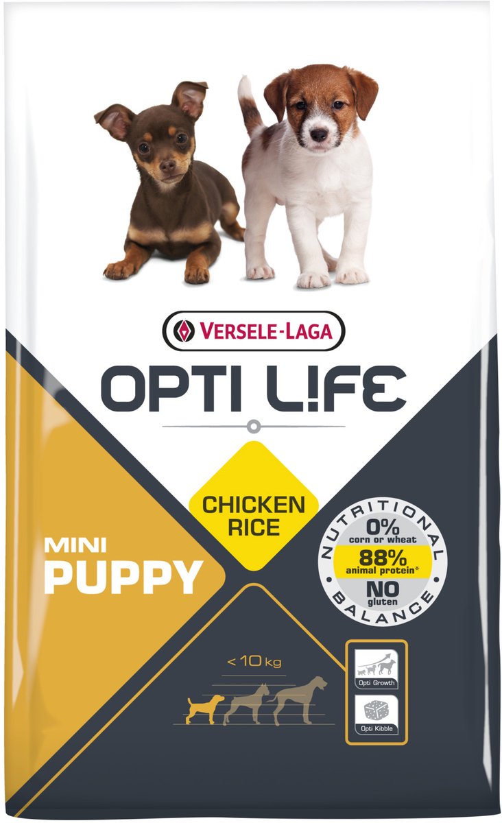 Opti Life Puppy Mini hondenvoer 2 x 7,5 kg
