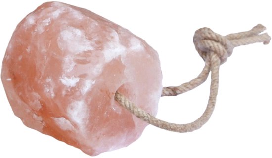 Excellent Salt Lick Himalaya - Pierre à lécher pour chevaux - Empêche l'ennui - Facile à accrocher - Pierre de sel - Produit naturel de l'Himalaya - 2,5 kg