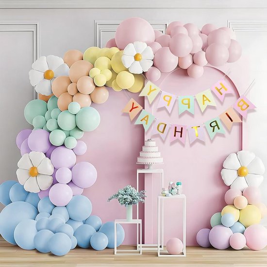 Kinderfeestje meisje ballonnen 4 jaar sterren | Kaartje2go Kinderfeestje meisje ballonnen 4 jaar sterren | Kaartje2go