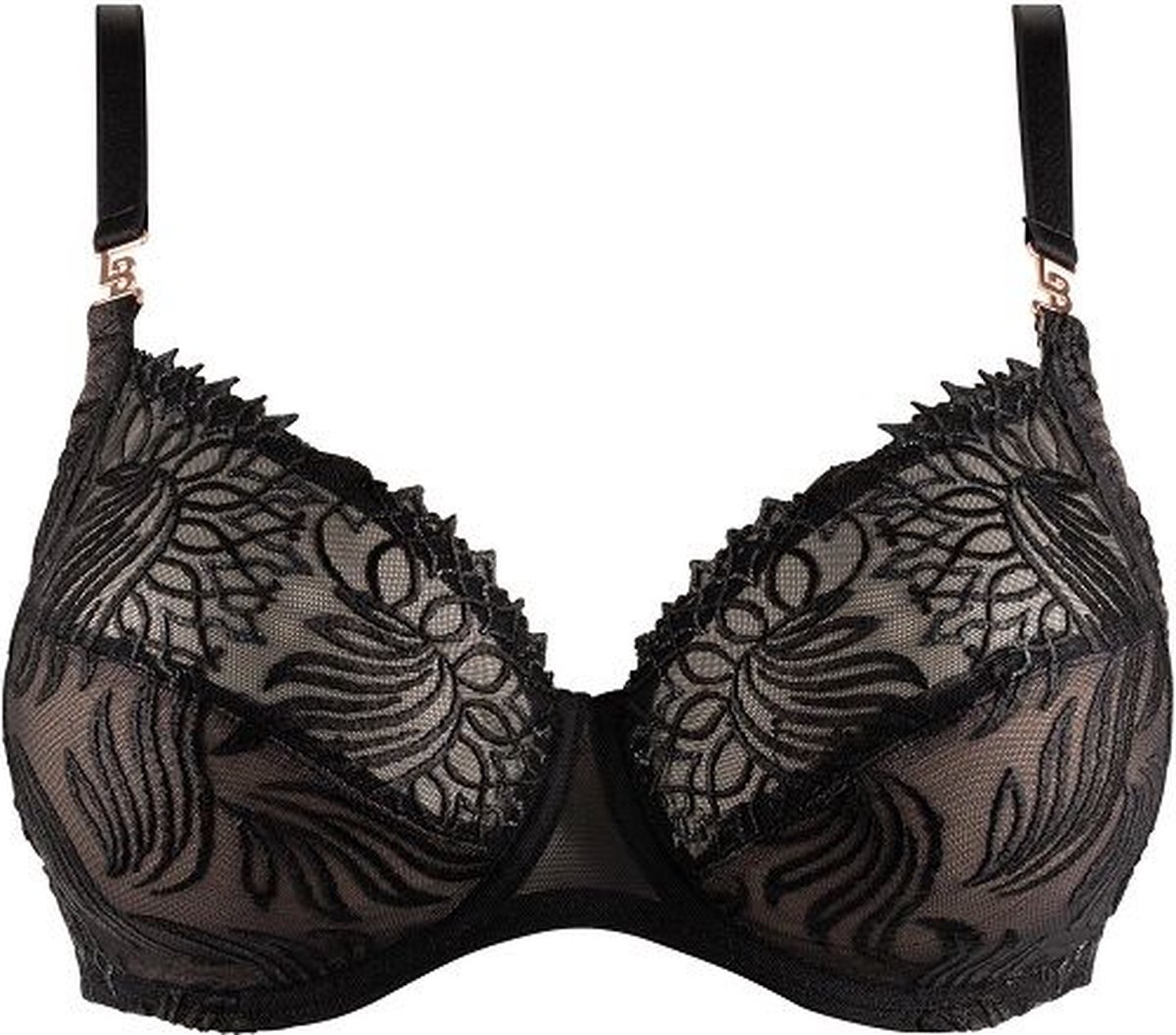 Louisa Bracq - Swan Beugel BH - maat 80F - Zwart
