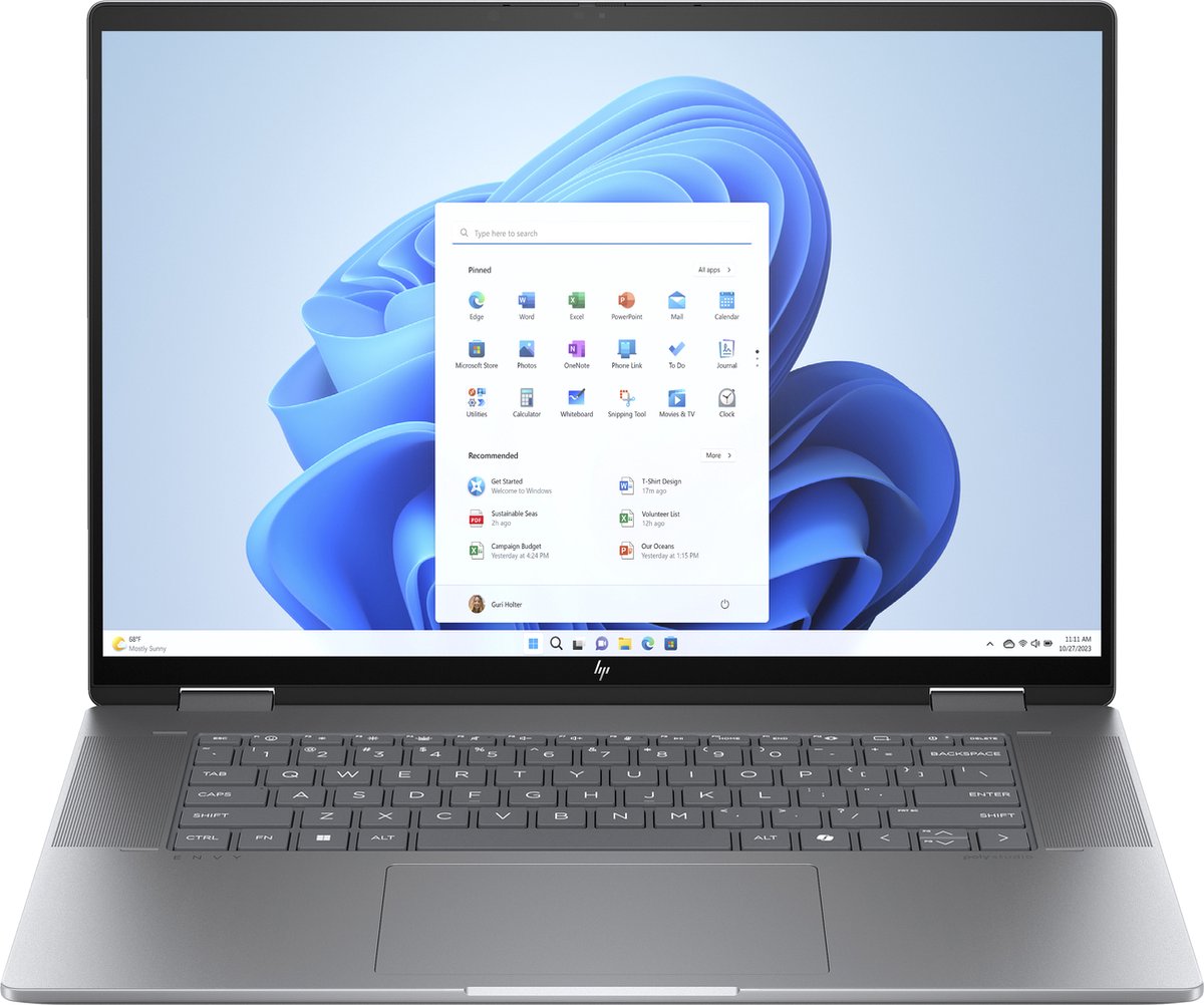 HP ENVY x360 16-ad0085nd - 16 inch - AMD Ryzen 7 - 16 GB - 1 TB