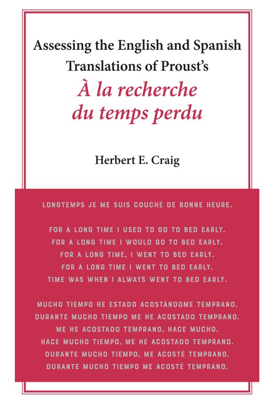 Foto: Assessing the english and spanish translations of proust s a la recherche du temps perdu