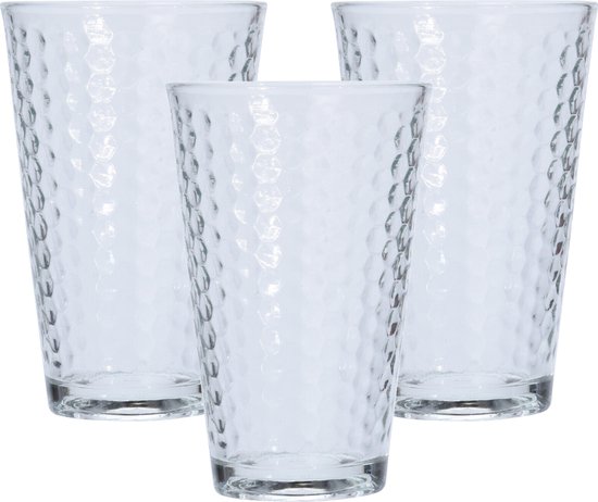 Alpina Drinkglazen - 6x stuks - 350ml - glas - waterglazen - sapglazen Alpina Drinkglazen - 6x stuks - 350ml - glas - waterglazen - sapglazen
