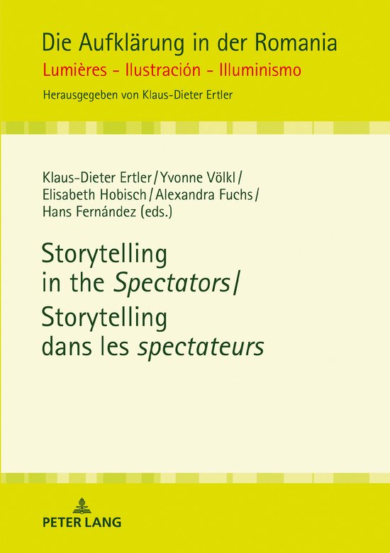Die Aufklaerung in der Romania- Storytelling in the Spectato ... - cover