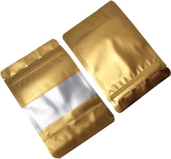100st Mylar-zakken voor voedselopslag, metalen mylar-folie afsluitbare zakken Ziplock-verpakkingszak Aluminiumfolie Heat Sealing-zakken voor voedselverzamelobjecten op lange termijn, hersluitbare plat 100st Mylar-zakken voor voedselopslag, metalen mylar-folie afsluitbare zakken Ziplock-verpakkingszak Aluminiumfolie Heat Sealing-zakken voor voedselverzamelobjecten op lange termijn, hersluitbare plat