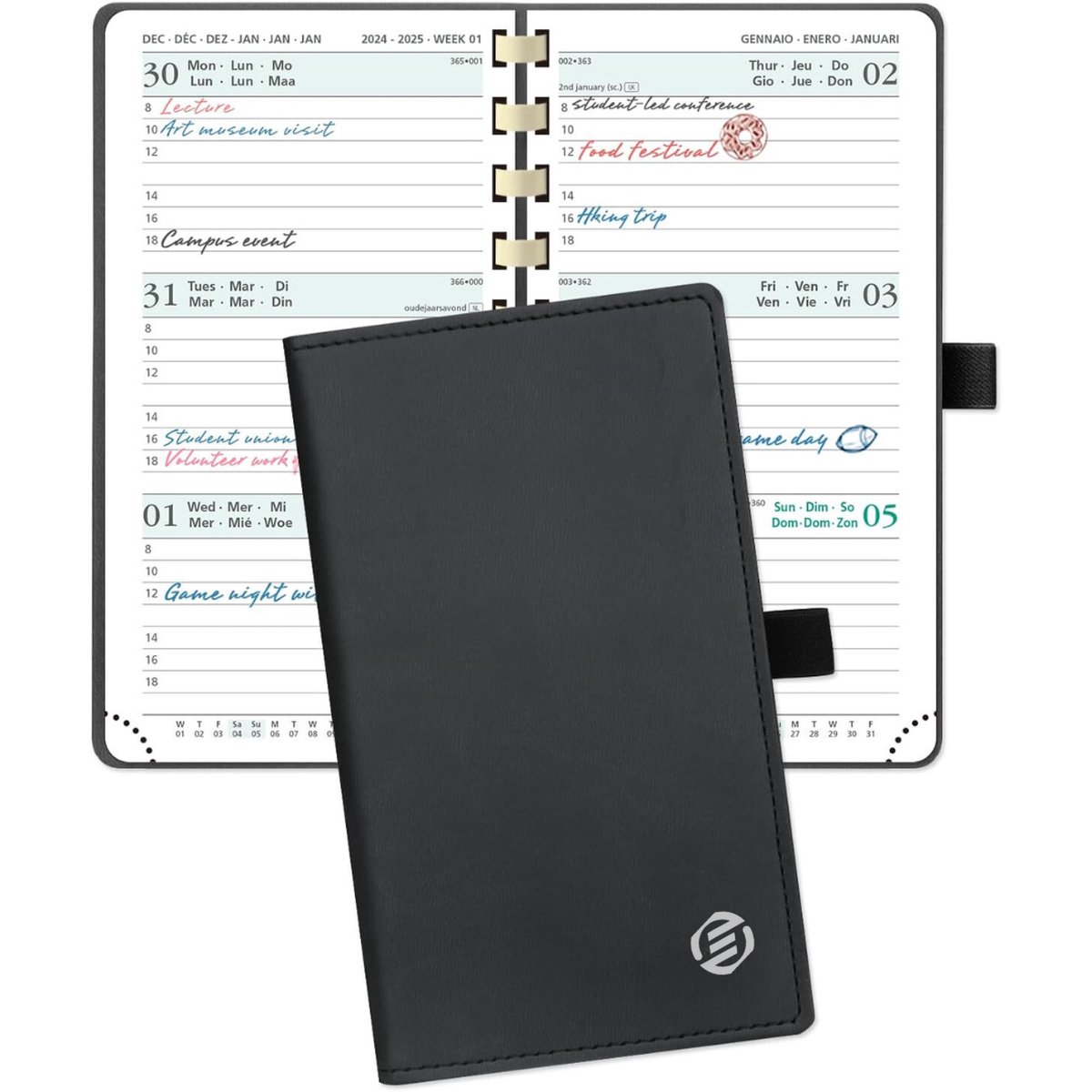 Equivera Weekplanner 2025 - Weekly Planner - Agenda - Kalender - Maandplanner - Famillieplanner
