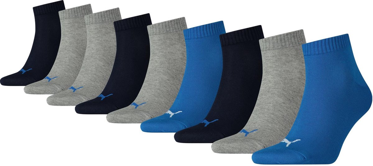 Puma Unisex Sokken 9 Pack Blauw