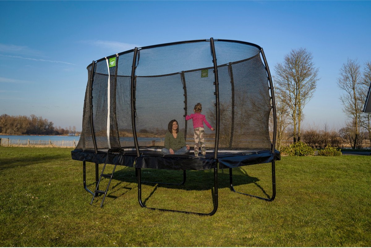 EXIT Allure Premium trampoline 244x427cm - zwart