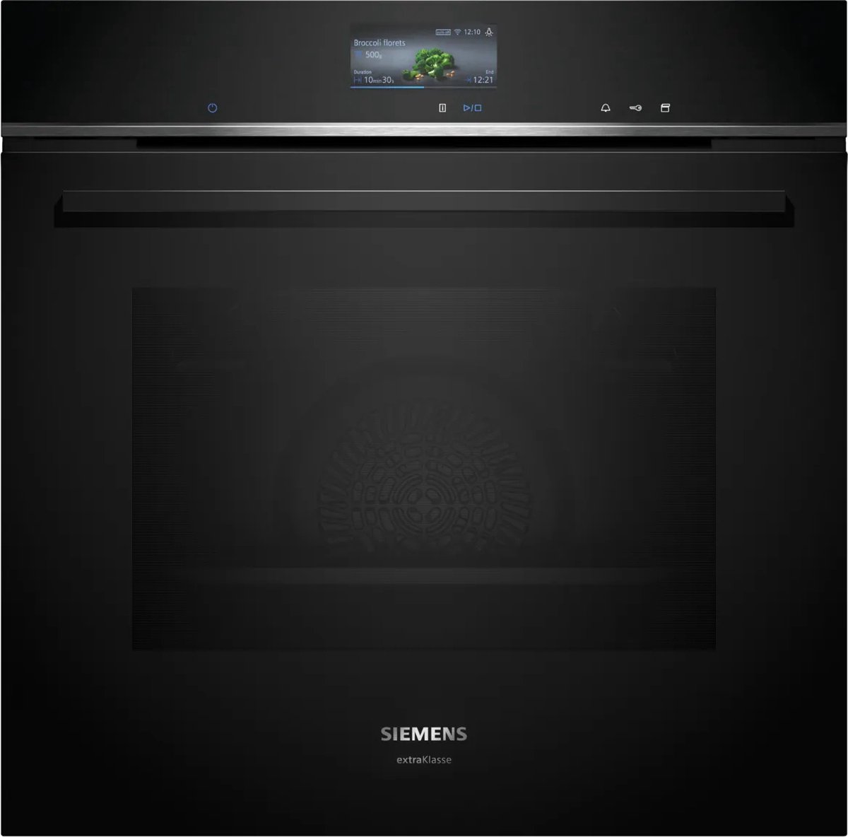 Siemens HS736GDB1 dubbele oven - 60 liter inhoud - inbouwoven - 4D Hot Air - pyrolytische zelfreiniging - roestvrij staal