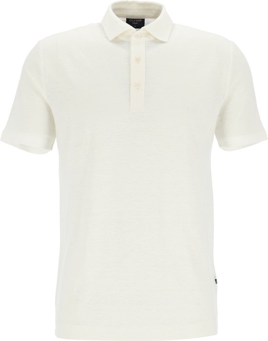 OLYMP Polo Casual - polo coupe moderne - blanc - Taille: 3XL