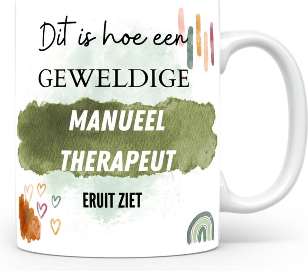 Mok bedrukken met beroep Manueel therapeut