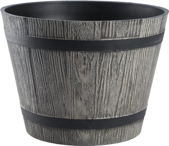 VERDENIA Arizona 23401 Bloempot, lichte bloempot, balkonbloempot, decoratieve pot voor binnen en buiten, plantenpot van kunststof, rond, vele kleuren, 23 cm, bruin VERDENIA Arizona 23401 Bloempot, lichte bloempot, balkonbloempot, decoratieve pot voor binnen en buiten, plantenpot van kunststof, rond, vele kleuren, 23 cm, bruin