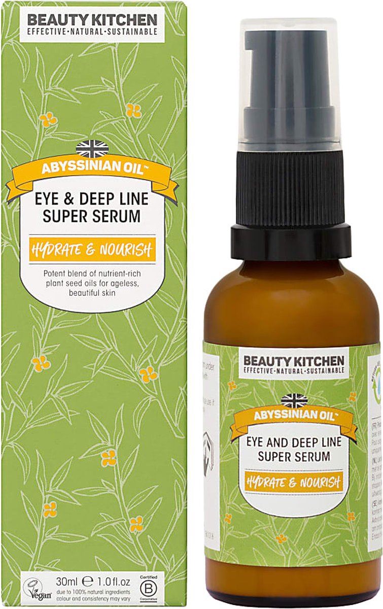 Goedkoopste Beauty Kitchen Serum voor Ogen en Diepe Lijnen - Abessijnse Olie