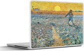 Laptop sticker - 17.3 inch - De zaaier - Vincent van Gogh - 40x30cm - Laptopstickers - Laptop skin - Cover