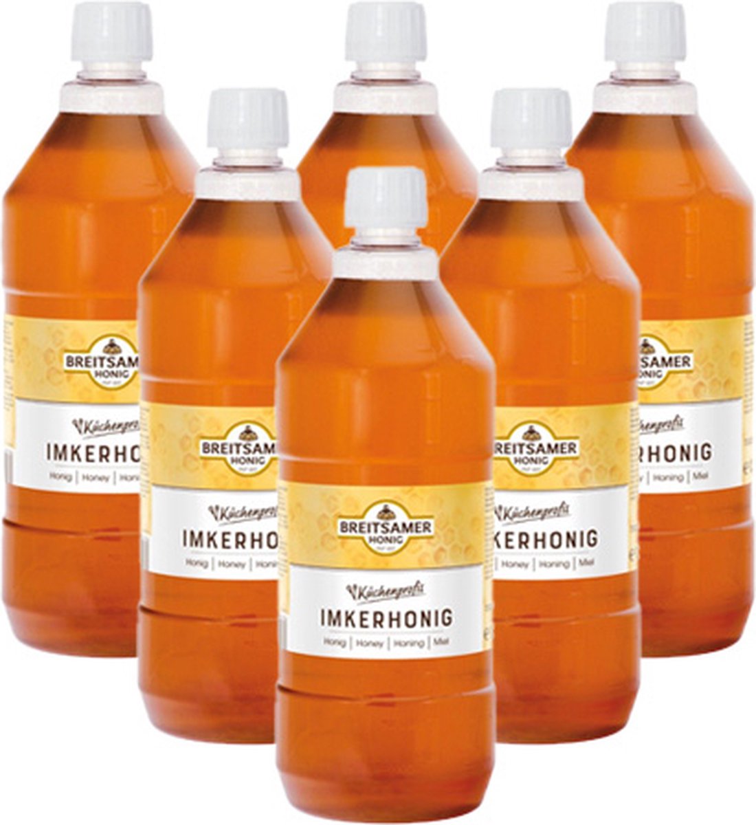 Breitsamer - Imkerhoning - 6x 1,5 kg