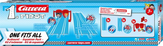 Carrera FIRST Racebaanonderdeel - FIRST - Uitbouwpakket FIRST - -One fits all- onderdeel