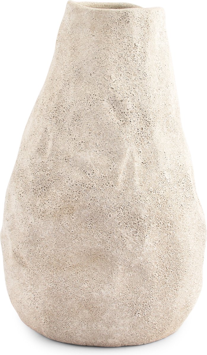 S|P Collection Vaas 14,5xH22cm beige Cave