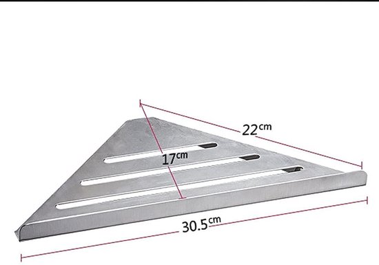 Melairy Douche Planken geen Boren SUS 304 Rvs Badkamer Plank Rechthoekige Douche Caddy Opslag Organizer Nail Gratis Zelfklevende Roestvrije Badkamer Accessoires Goud
