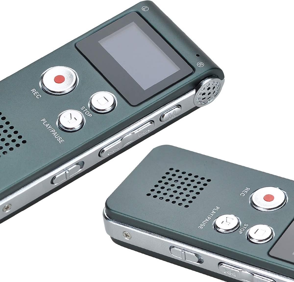 Afbeelding 2 van Dicteerapparaat met Spraakherkenning - Audio-opname en Vergaderingen - Draagbare Voicerecorder - Opnameapparaat met Hoge Kwaliteit Geluid - Transcriberen en Notities - USB Oplaadbaar