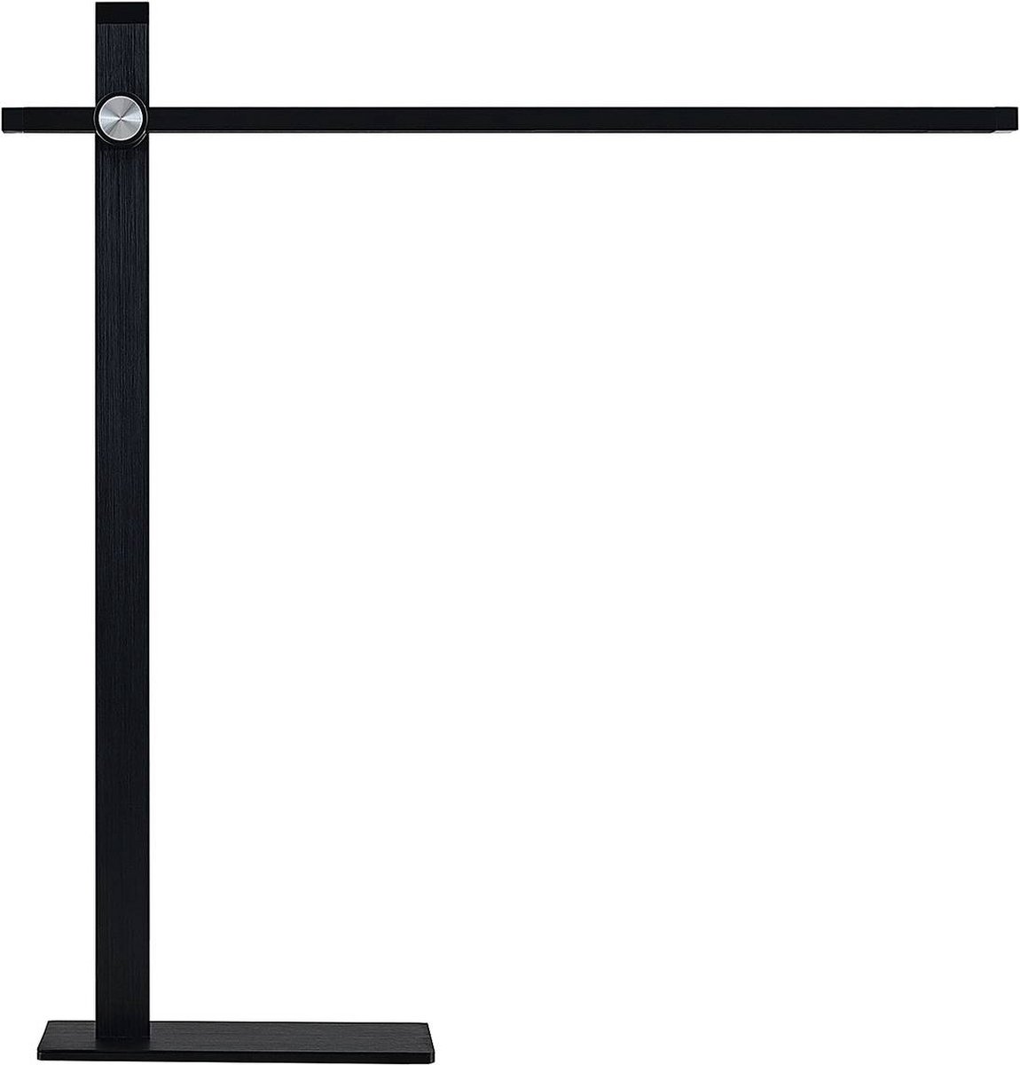 Lucande LED bureaulamp- met dimmer 1licht metaal H: 47 cm mat zwart Inclusief lichtbron